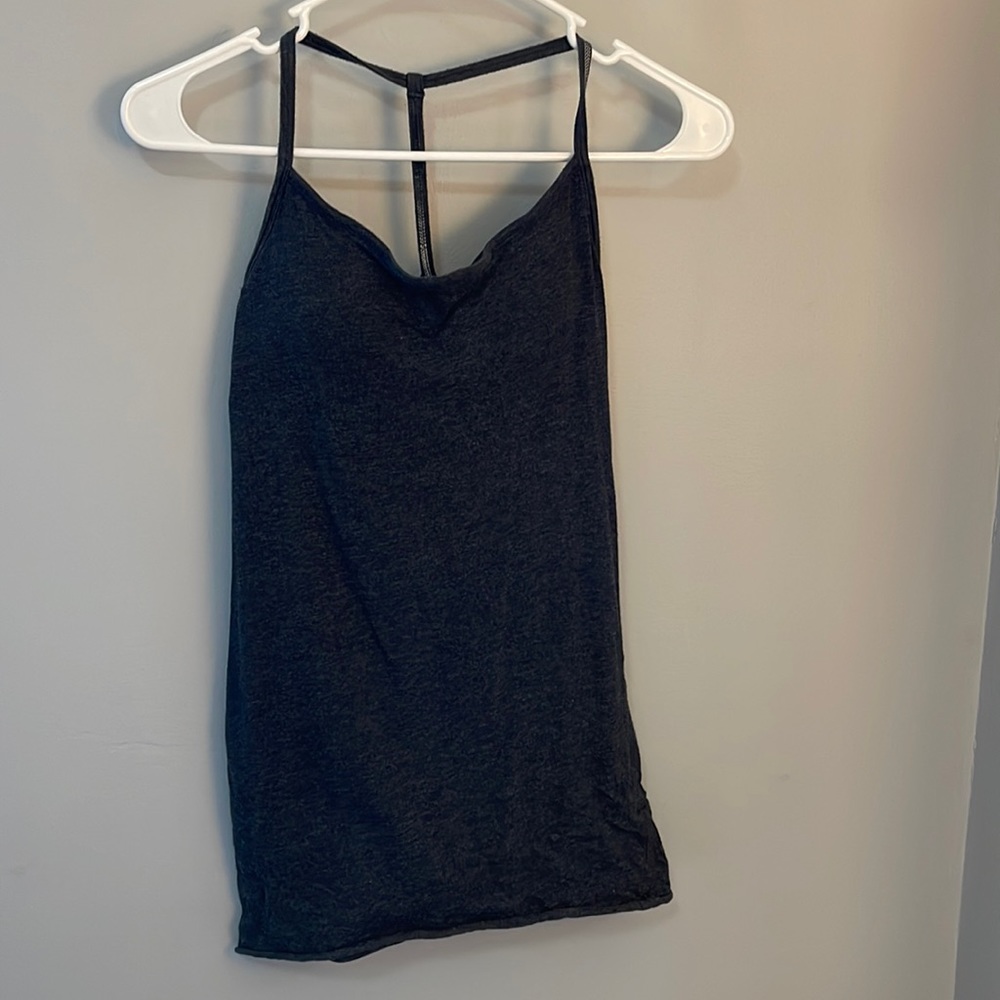 lululemon athletica Black T-Back Tank Top